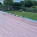 Garde-corps vitré de terrasse à Cologny avec vue sur le lac