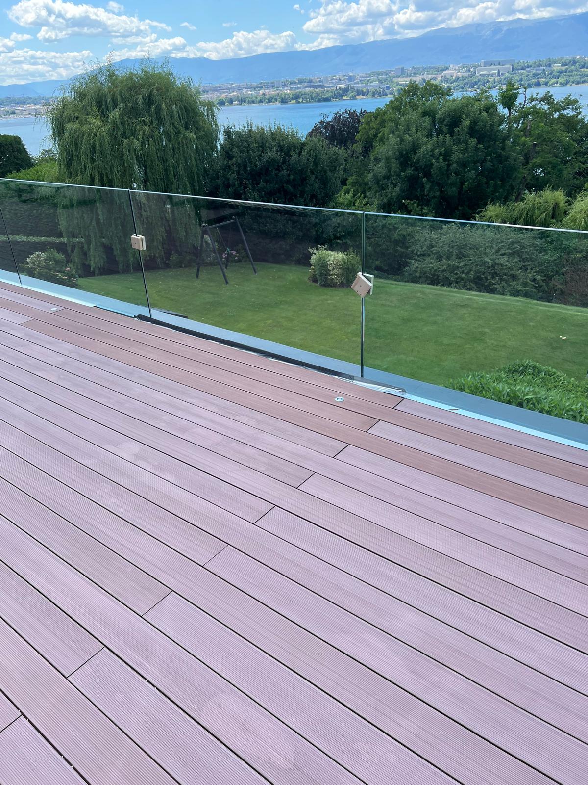 Garde-corps de terrasse à Cologny